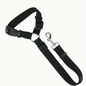 Nastavitelný bezpečnostní pás pro psy do auta – kovová spona
