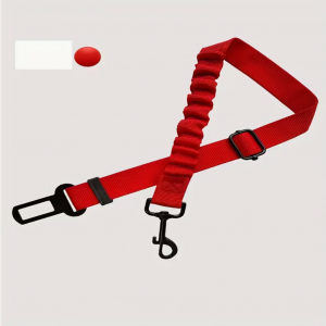 Alternative view of Nastavitelný bezpečnostní pás pro psy do auta – pružný s kovovou sponou