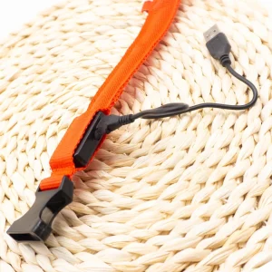LED USB svítící obojek pro psy – nastavitelný