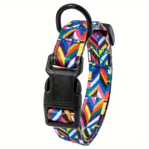 Boho obojek pro psy – Nastavitelný a pevný