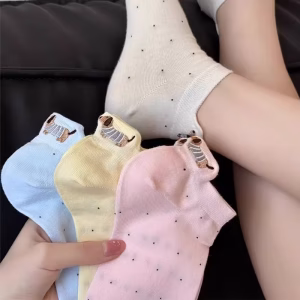 Alternative view of Dámské ponožky s psím motivem – roztomilý design