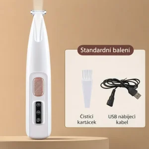 Elektrický zastřihovač tlapek pro psy a kočky s LED světlem