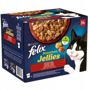 Felix Sensations Jellies – Směs v želé 24×85 g