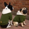 Zimní Fleece Mikina pro Psy – Teplý Svetr s Kapucí, Měkký Podšitý Pulovr