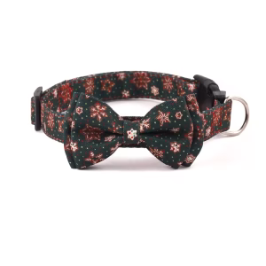 Alternative view of Vánoční Obojek pro Psy s Motýlkem – Nastavitelný, Slavnostní, Polyester