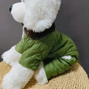 Alternative view of Zateplená zimní kombinéza pro psy – prošívaná, teplá