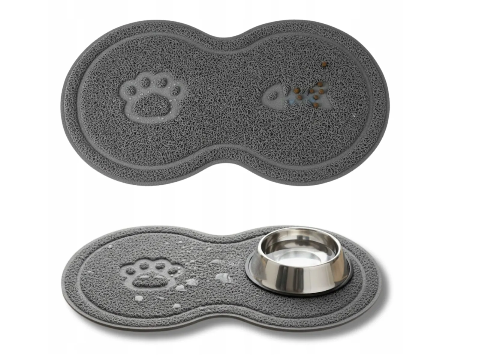 Podložka pod misky pro psa kočku, voděodolná, protiskluzová, 45x25 cm