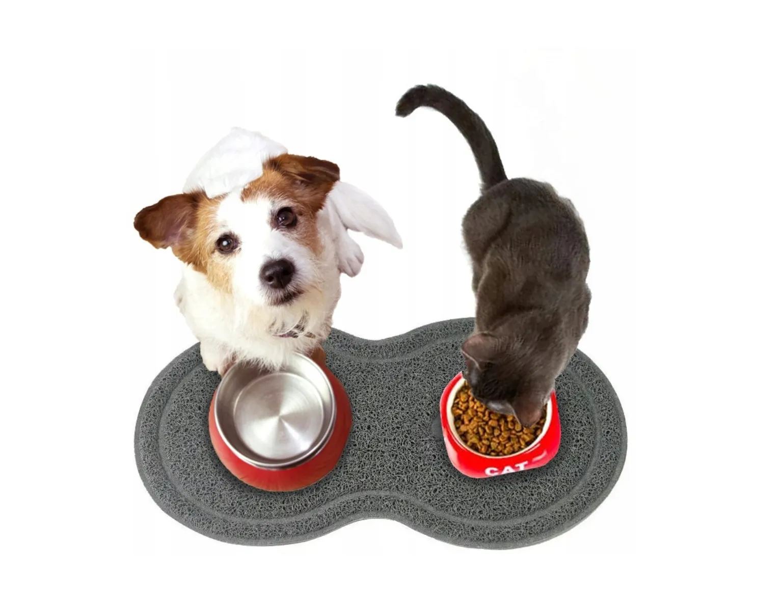 Podložka pod misky pro psa kočku, voděodolná, protiskluzová, 45x25 cm - Obrázek 5