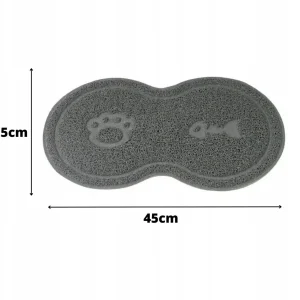 Alternative view of Podložka pod misky pro psa kočku, voděodolná, protiskluzová, 45x25 cm